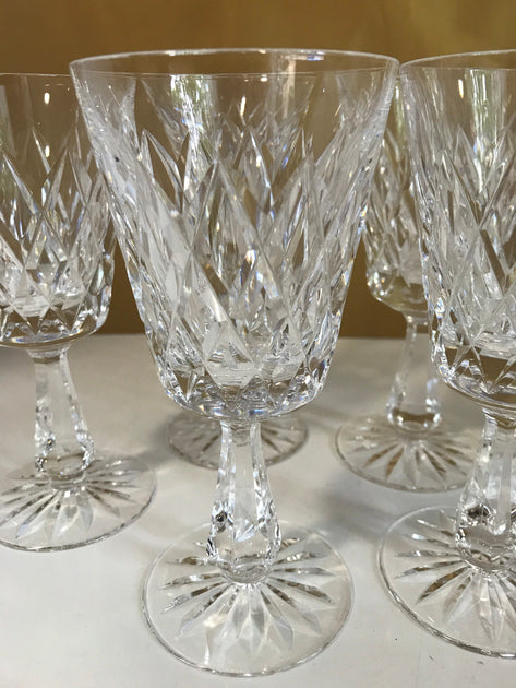 Kinsale by Waterford Crystal Wine Glasses Set of 4 Claret Red Wine