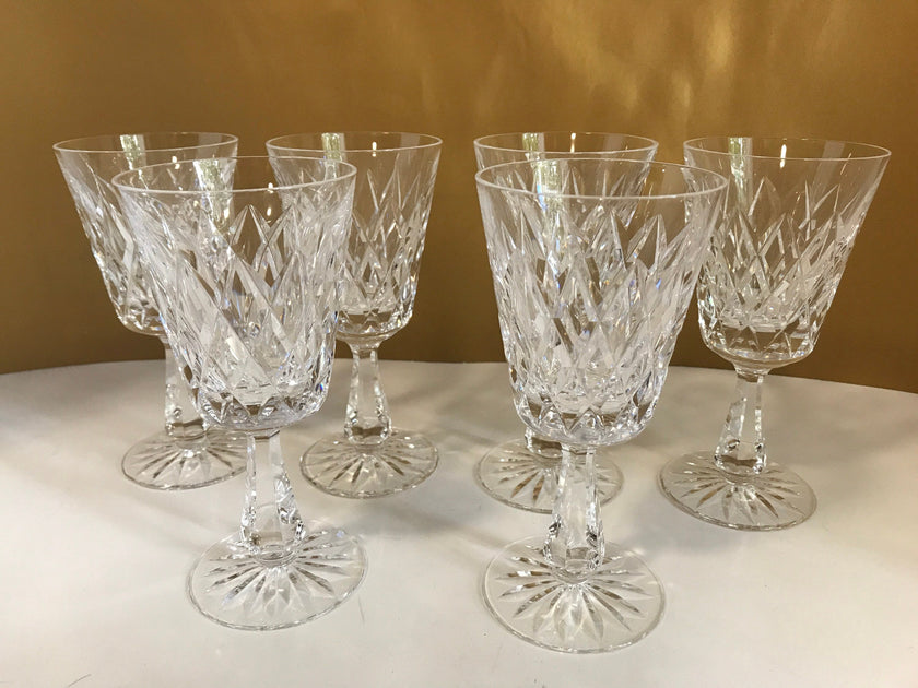 Kinsale by Waterford Crystal Wine Glasses Set of 4 Claret Red Wine