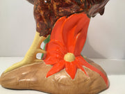 Rooster Vintage  Large Sculpture Ceramic Farmhouse