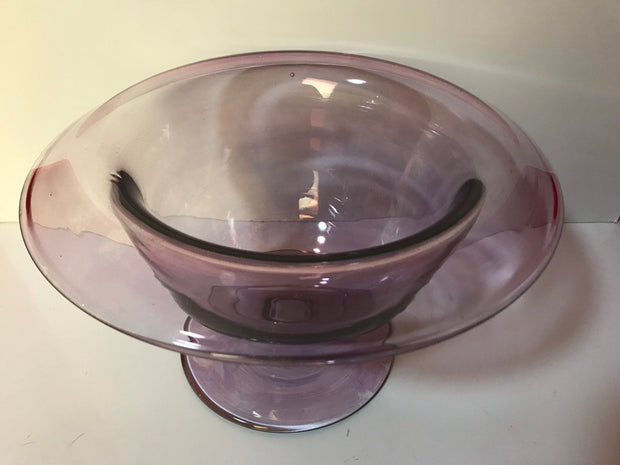 Vintage  Antique Lilac Bowl Wide Rim Home Decor