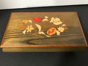 Sorrento Italian Inlaid Music Box Vintage Sankyo