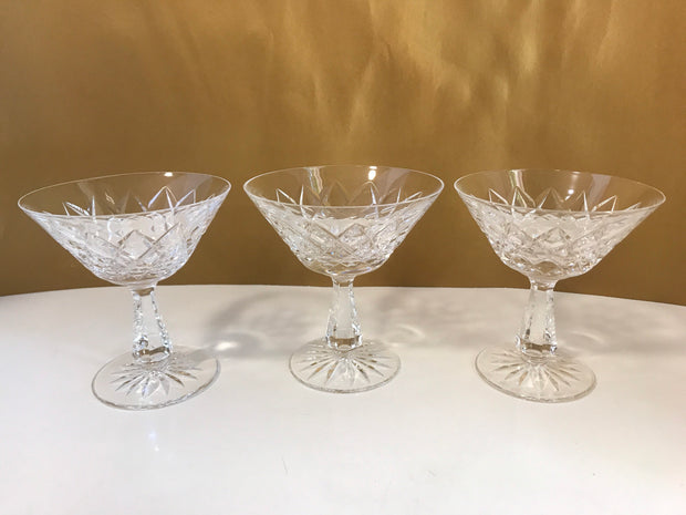 Waterford “KINSALE”Water Glasses Vintage Crystal Brilliance Each