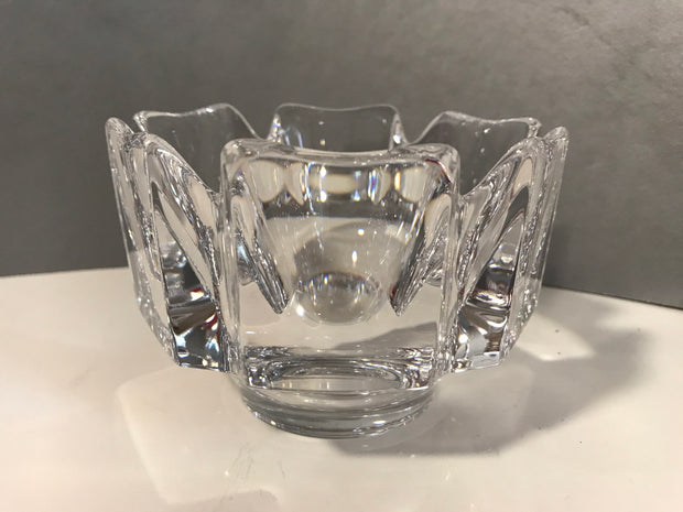 Vintage Orrefors “Corona” Crystal Small Brilliance Made in Sweden Artist Signed 4 1/4 x 3 1/8”Like New