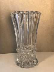 Large Heavy Crystal Vase