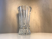 Large Heavy Crystal Vase