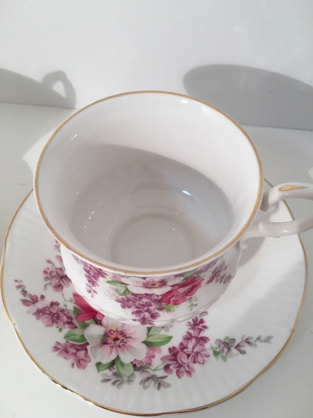 Royal Garden Fine China Tea cup and Saucer Made in England