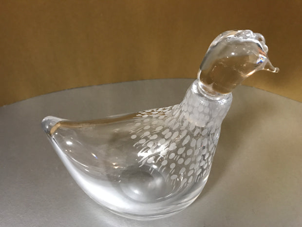 Kosta Vicke Lindstrand Bird Decanter 1950s Vintage