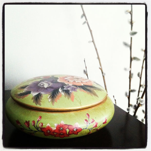 Hand Painted Trinket Box